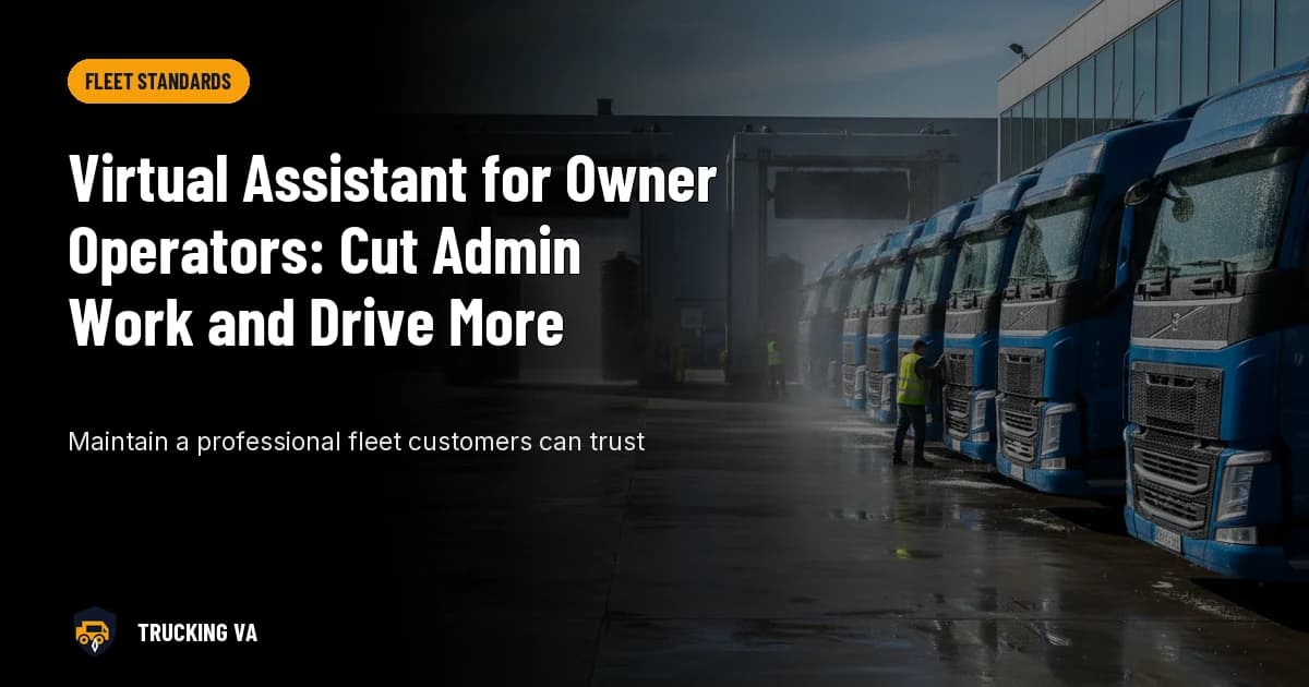 Virtual Assistant for Owner Operators: Cut Admin Work and Drive More trucking guide thumbnail