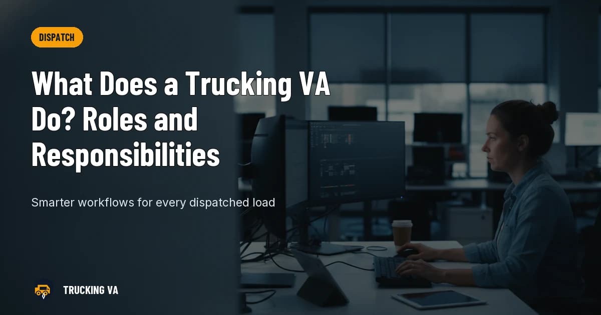 What Does a Trucking VA Do? Roles and Responsibilities trucking guide thumbnail