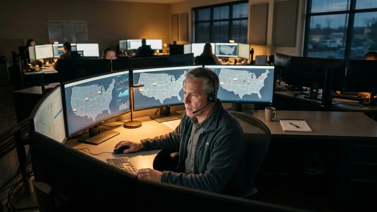 Trucking operations visual for Detention Evidence Completeness Study