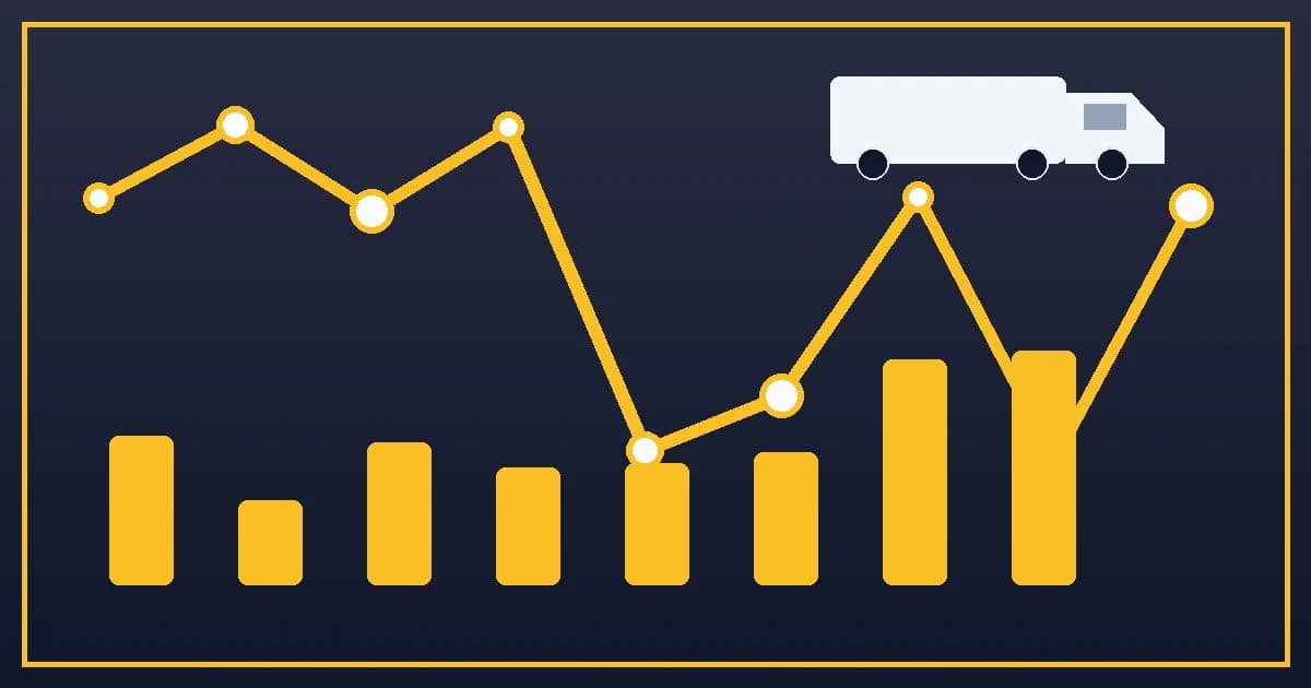 Trucking operations visual for Freight Performance Dashboard Design in 2026: Connect Public Signals to Carrier Records