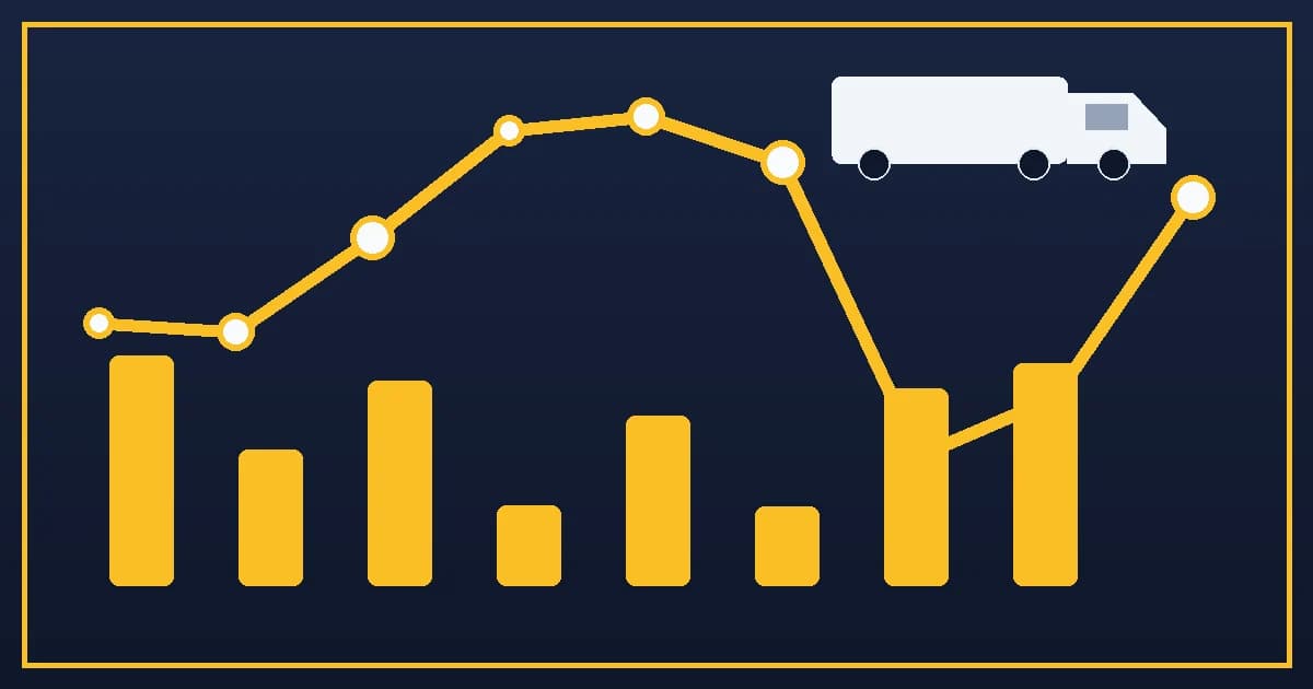 Trucking operations visual for Lane Coverage and Empty-Mile Data: A 2026 Research Framework