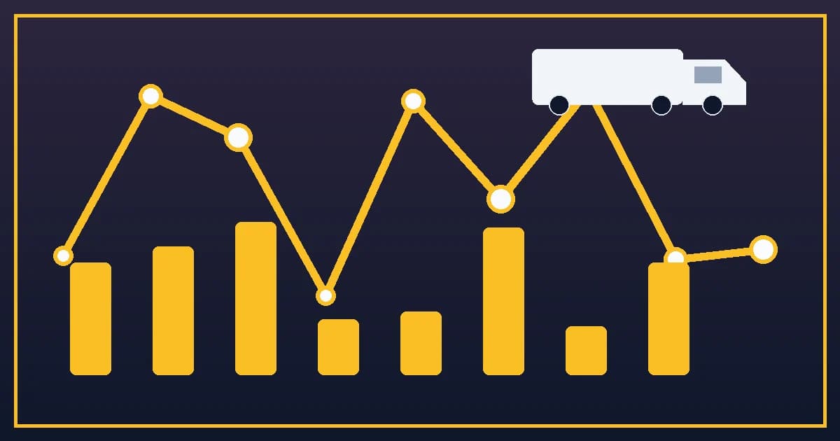 Trucking operations visual for Truck Dispatch Status Data Quality: How to Research Event Completeness