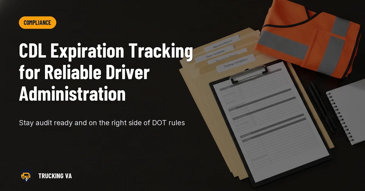 CDL Expiration Tracking for Reliable Driver Administration trucking guide thumbnail