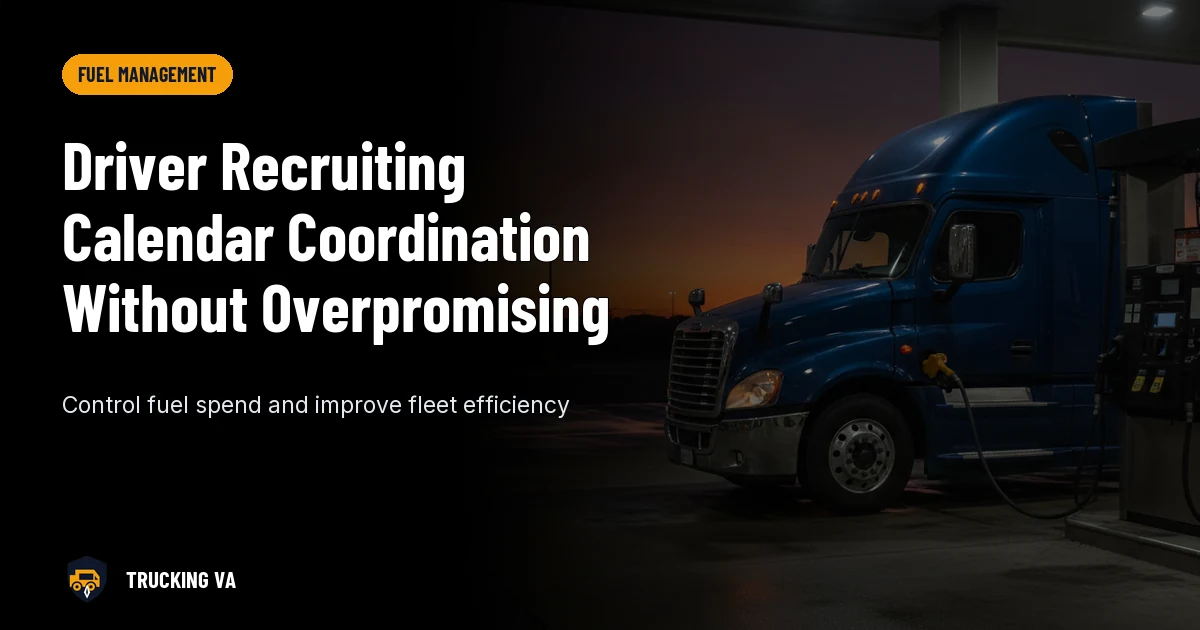 Driver Recruiting Calendar Coordination Without Overpromising trucking guide thumbnail