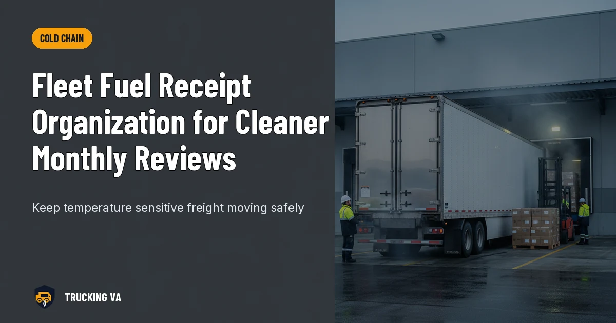 Fleet Fuel Receipt Organization for Cleaner Monthly Reviews trucking guide thumbnail
