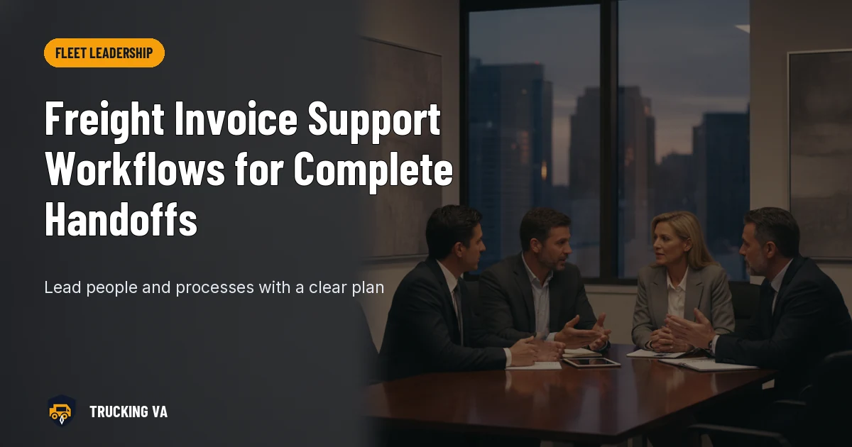 Freight Invoice Support Workflows for Complete Handoffs trucking guide thumbnail