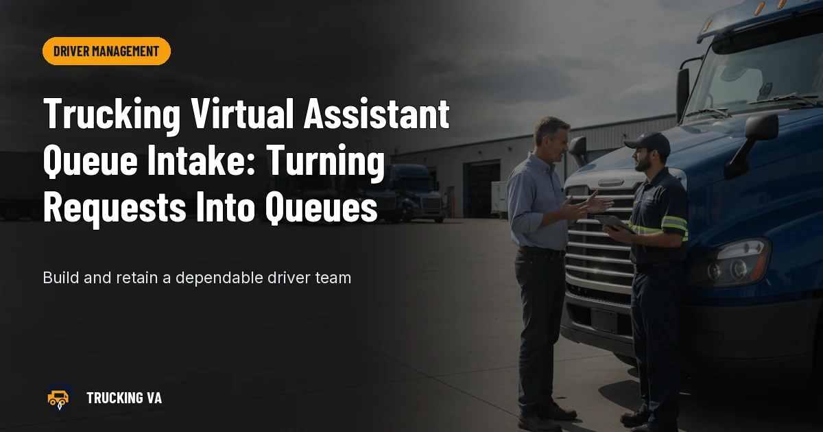 Trucking Virtual Assistant Queue Intake: Turning Requests Into Queues trucking guide thumbnail