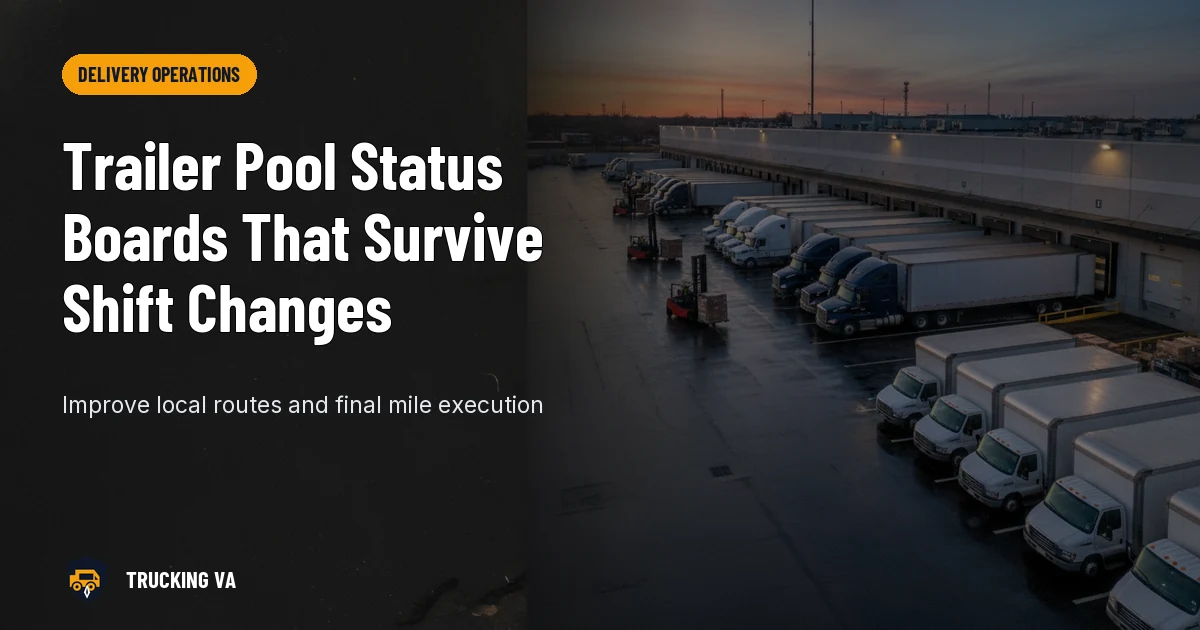 Trailer Pool Status Boards That Survive Shift Changes trucking guide thumbnail