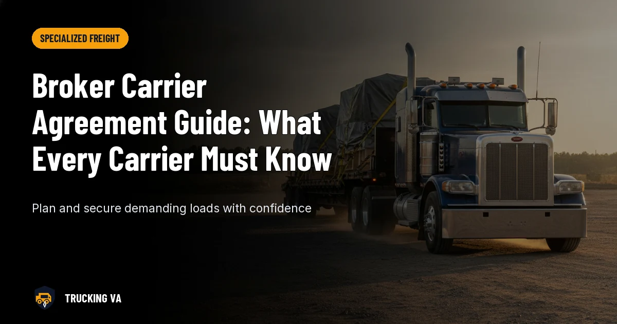 Broker Carrier Agreement Guide: What Every Carrier Must Know trucking guide thumbnail