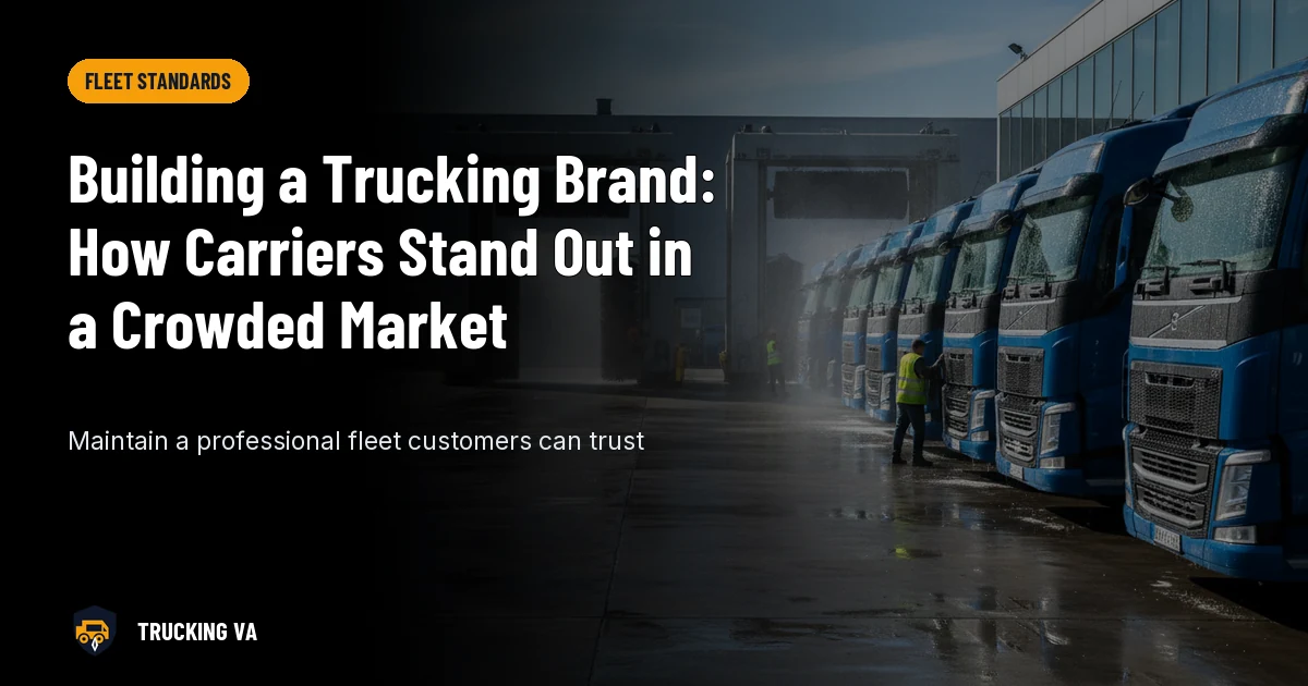 Building a Trucking Brand: How Carriers Stand Out in a Crowded Market trucking guide thumbnail