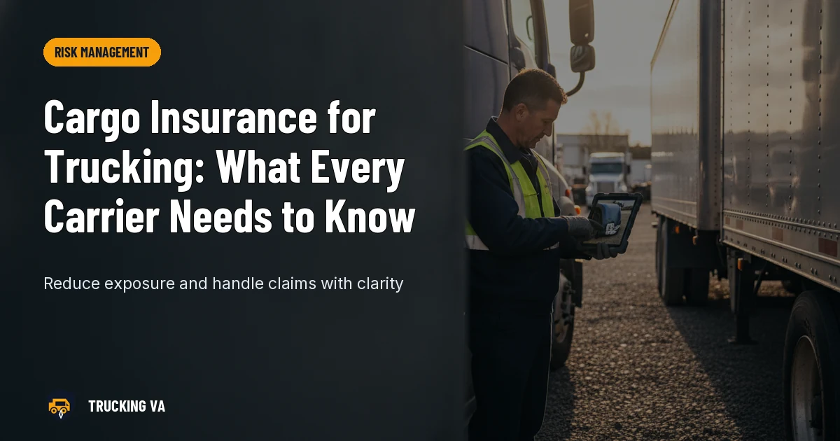 Cargo Insurance for Trucking: What Every Carrier Needs to Know trucking guide thumbnail