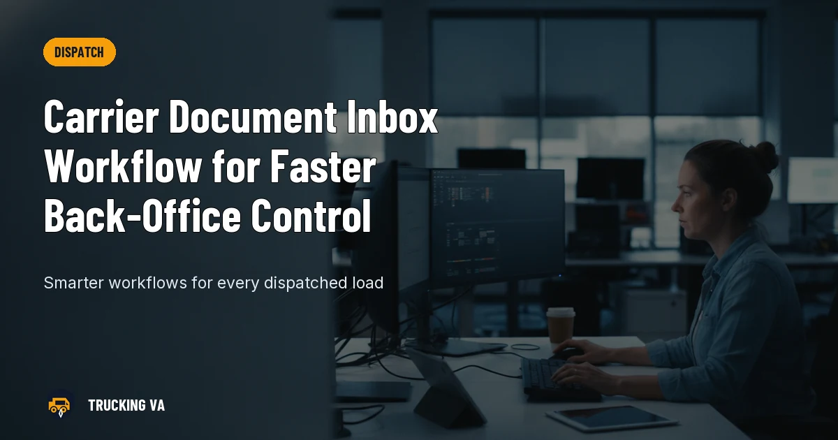 Carrier Document Inbox Workflow for Faster Back-Office Control trucking guide thumbnail