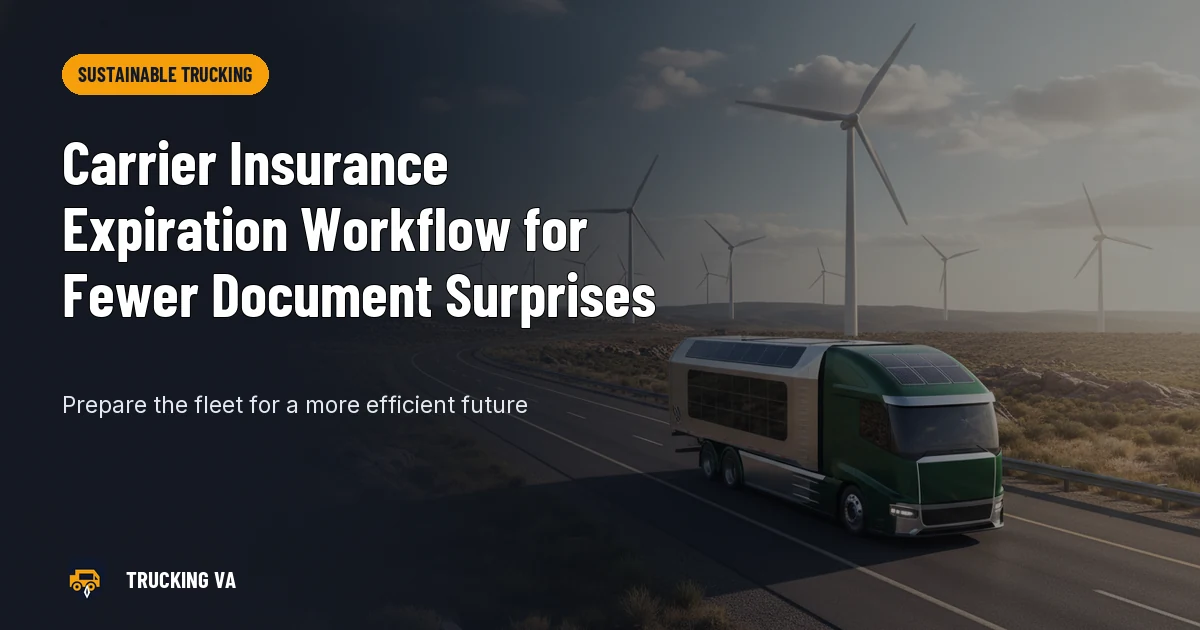 Carrier Insurance Expiration Workflow for Fewer Document Surprises trucking guide thumbnail