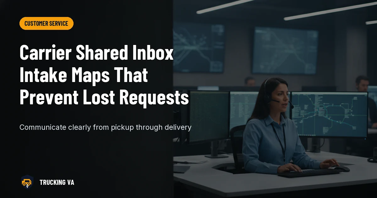 Carrier Shared Inbox Intake Maps That Prevent Lost Requests trucking guide thumbnail