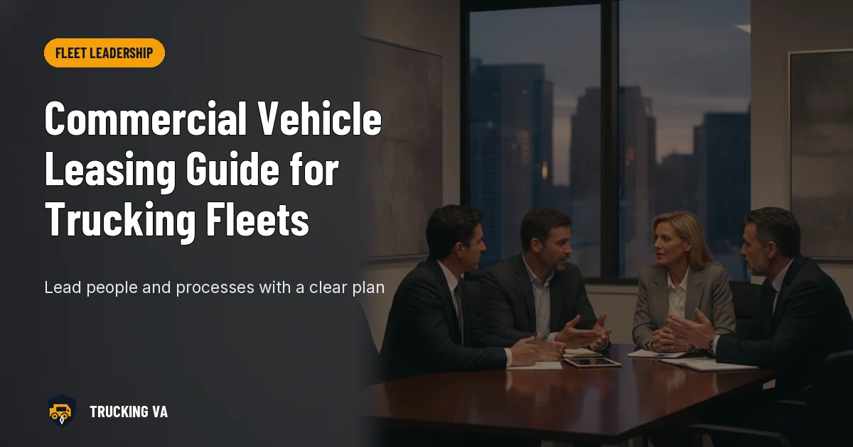 Commercial Vehicle Leasing Guide for Trucking Fleets trucking guide thumbnail