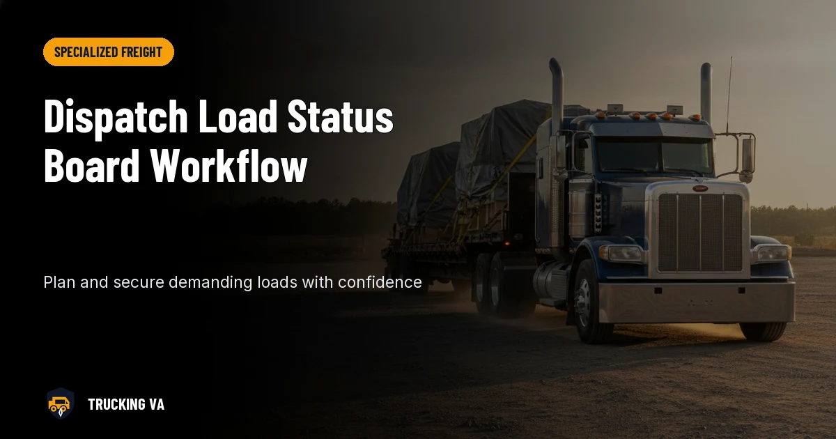 Dispatch Load Status Board Workflow trucking guide thumbnail