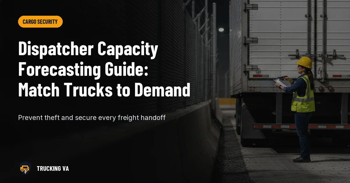 Dispatcher Capacity Forecasting Guide: Match Trucks to Demand trucking guide thumbnail