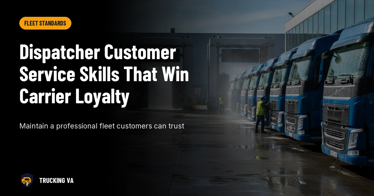Dispatcher Customer Service Skills That Win Carrier Loyalty trucking guide thumbnail