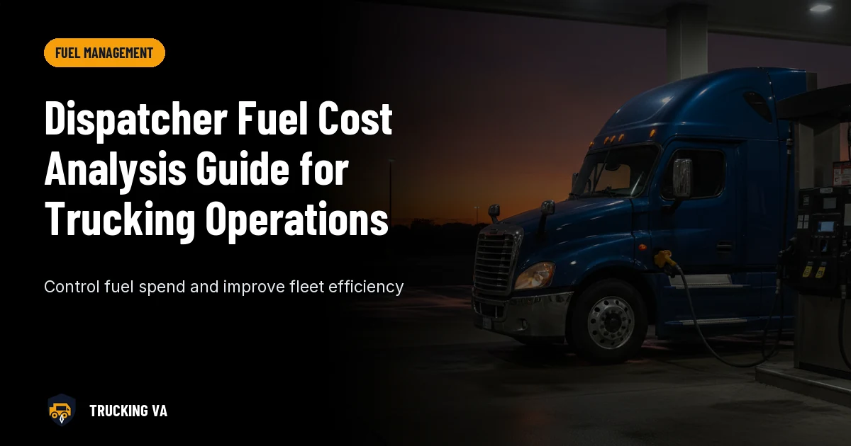 Dispatcher Fuel Cost Analysis Guide for Trucking Operations trucking guide thumbnail