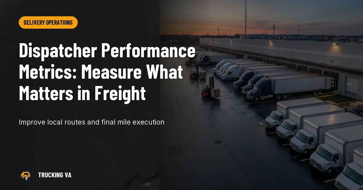 Dispatcher Performance Metrics: Measure What Matters in Freight trucking guide thumbnail