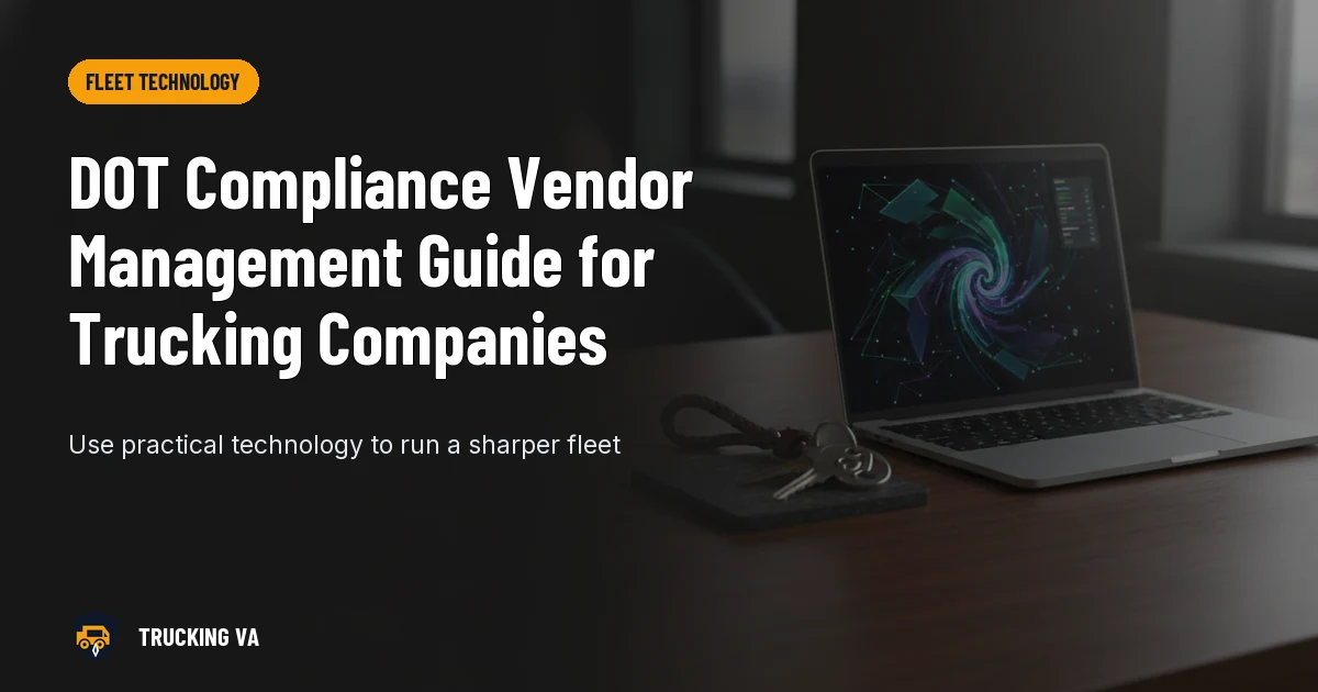 DOT Compliance Vendor Management Guide for Trucking Companies trucking guide thumbnail