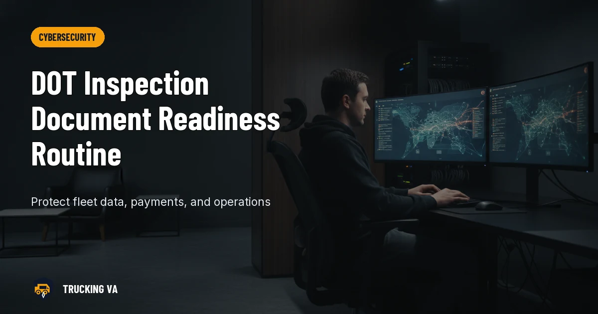 DOT Inspection Document Readiness Routine trucking guide thumbnail