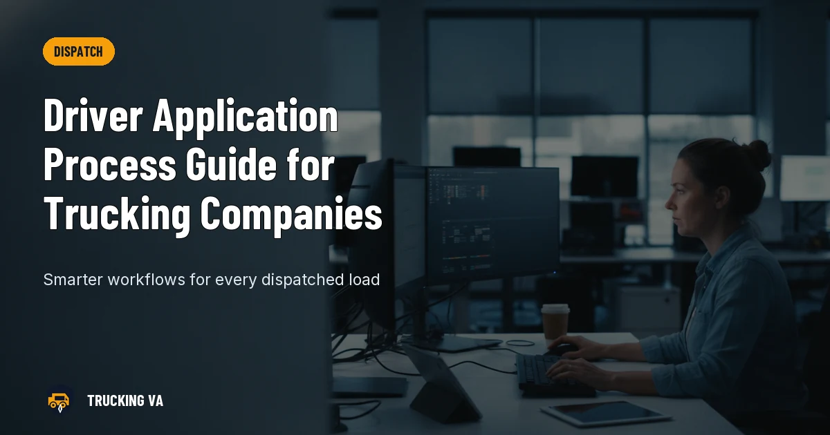 Driver Application Process Guide for Trucking Companies trucking guide thumbnail