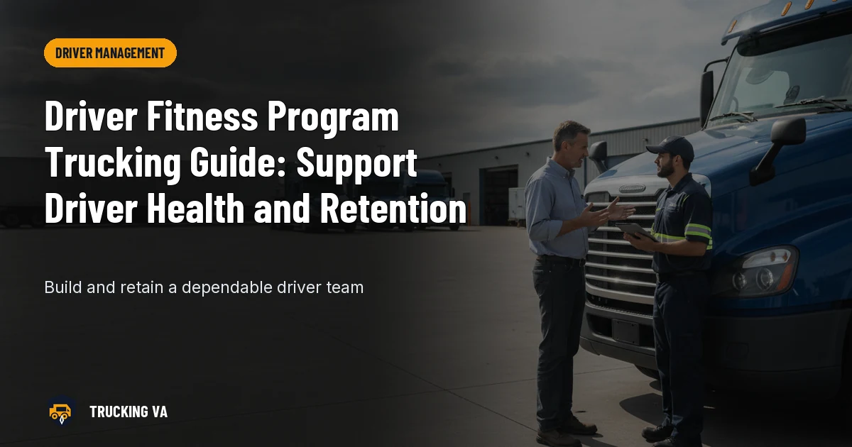 Driver Fitness Program Trucking Guide: Support Driver Health and Retention trucking guide thumbnail