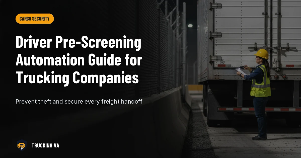 Driver Pre-Screening Automation Guide for Trucking Companies trucking guide thumbnail