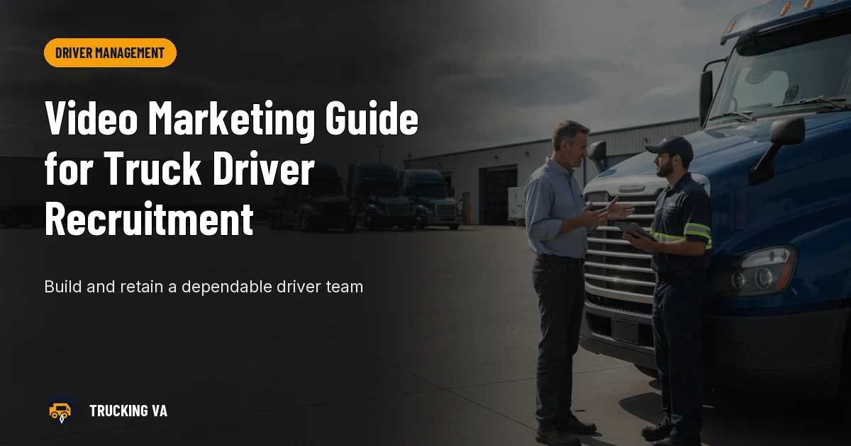 Video Marketing Guide for Truck Driver Recruitment trucking guide thumbnail