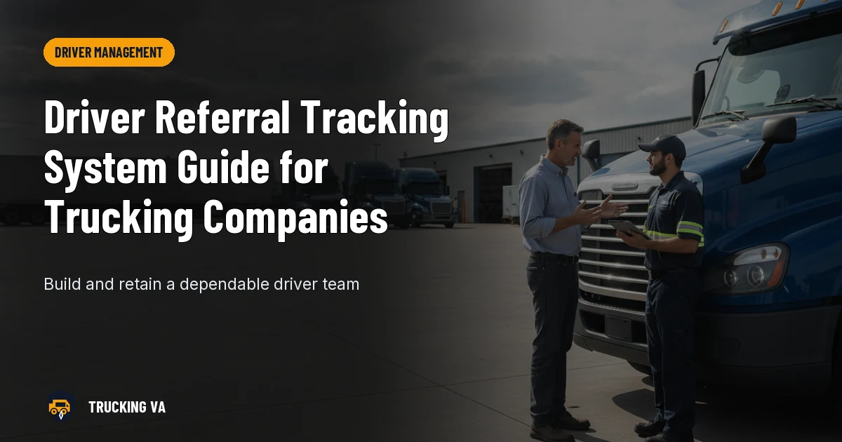 Driver Referral Tracking System Guide for Trucking Companies trucking guide thumbnail