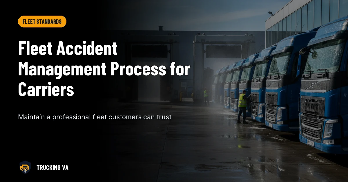 Fleet Accident Management Process for Carriers trucking guide thumbnail