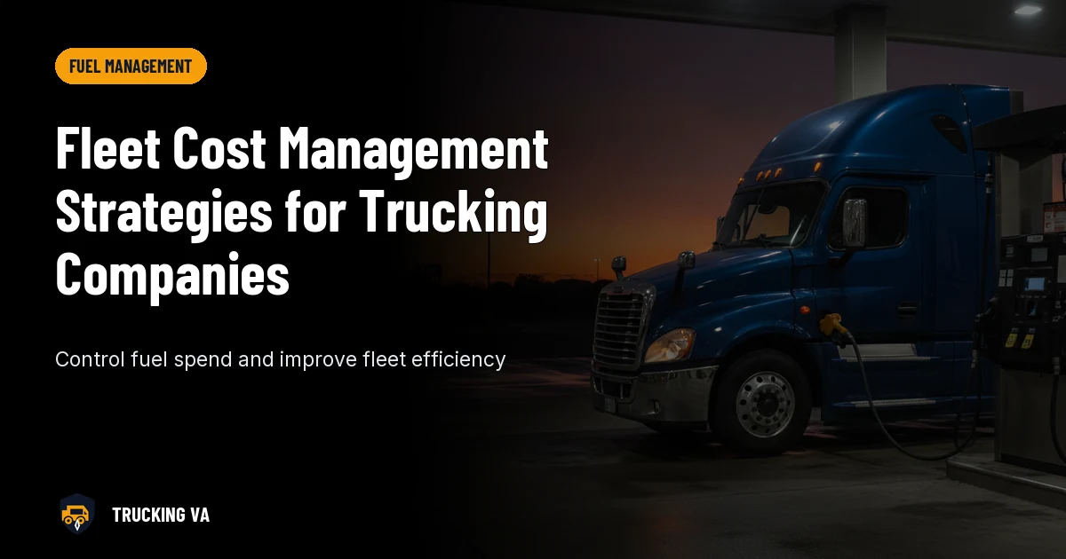 Fleet Cost Management Strategies for Trucking Companies trucking guide thumbnail
