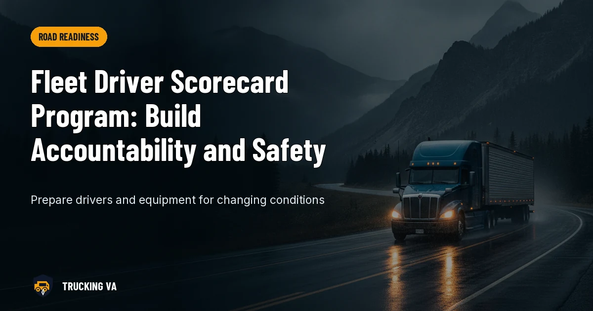 Fleet Driver Scorecard Program: Build Accountability and Safety trucking guide thumbnail