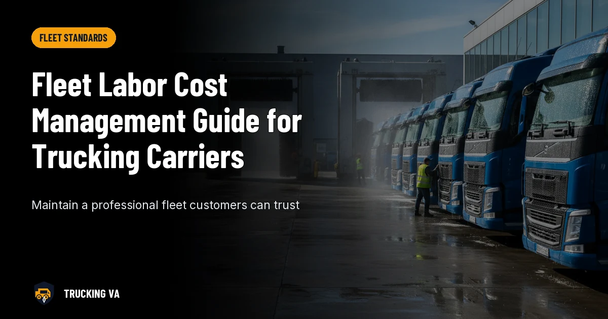 Fleet Labor Cost Management Guide for Trucking Carriers trucking guide thumbnail