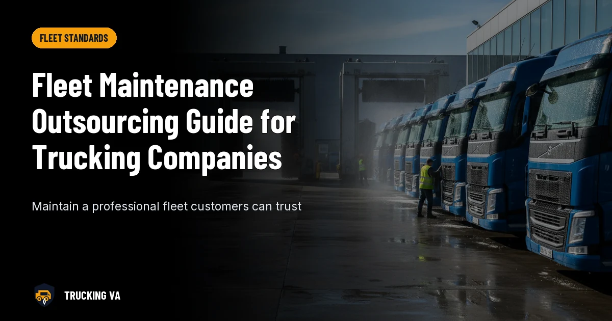 Fleet Maintenance Outsourcing Guide for Trucking Companies trucking guide thumbnail