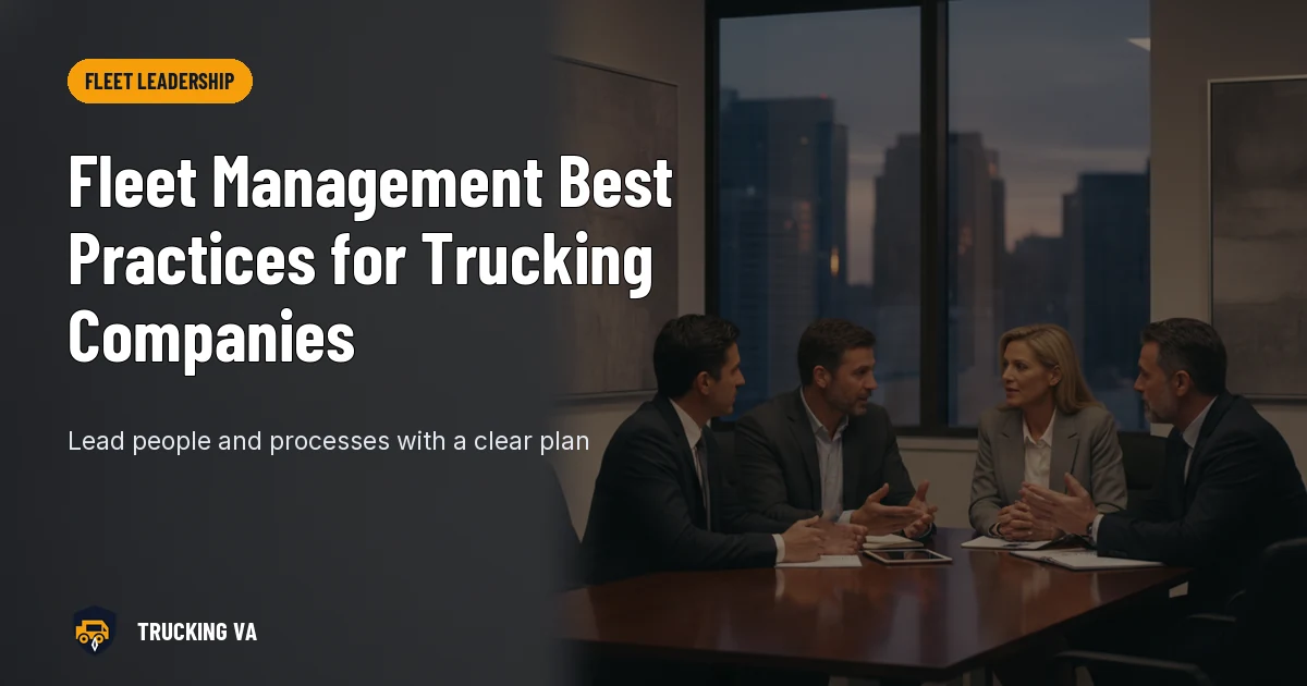 Fleet Management Best Practices for Trucking Companies trucking guide thumbnail
