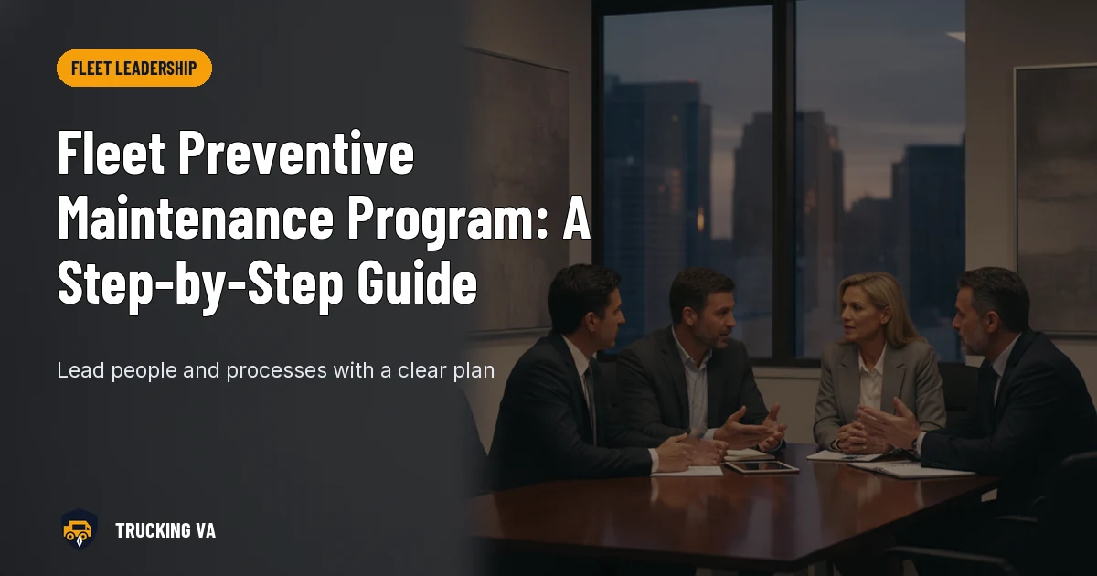 Fleet Preventive Maintenance Program: A Step-by-Step Guide trucking guide thumbnail