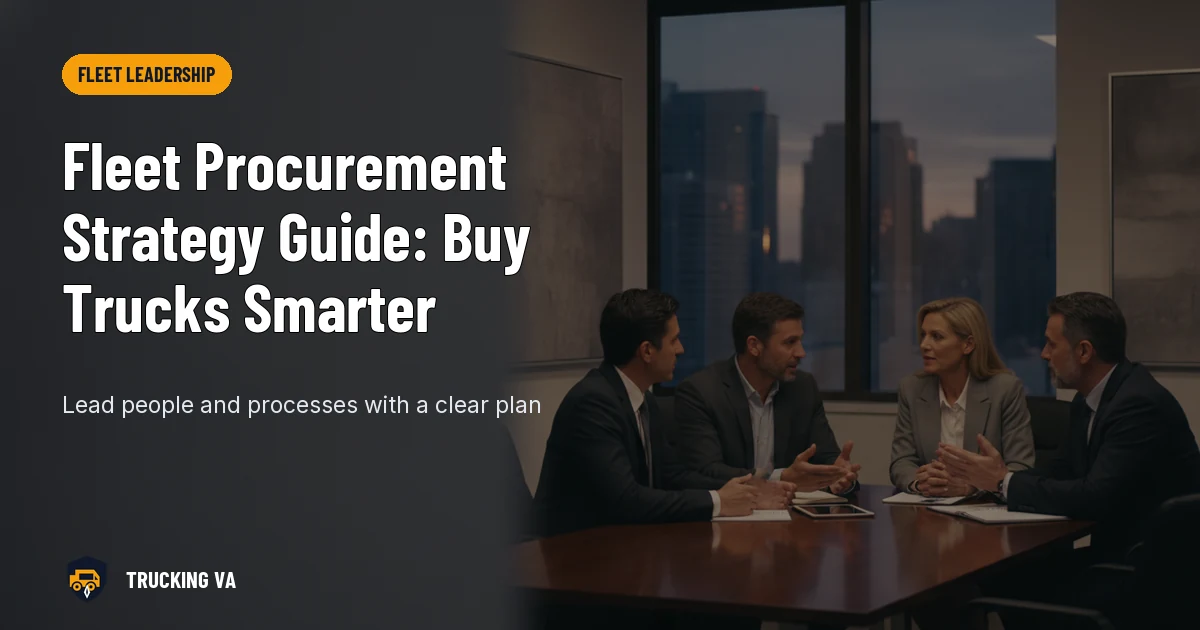 Fleet Procurement Strategy Guide: Buy Trucks Smarter trucking guide thumbnail
