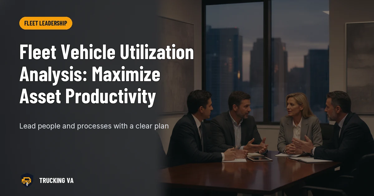 Fleet Vehicle Utilization Analysis: Maximize Asset Productivity trucking guide thumbnail