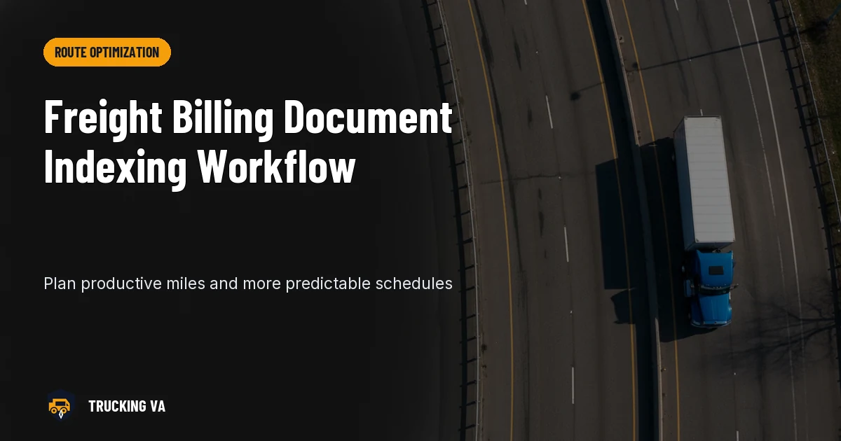 Freight Billing Document Indexing Workflow trucking guide thumbnail