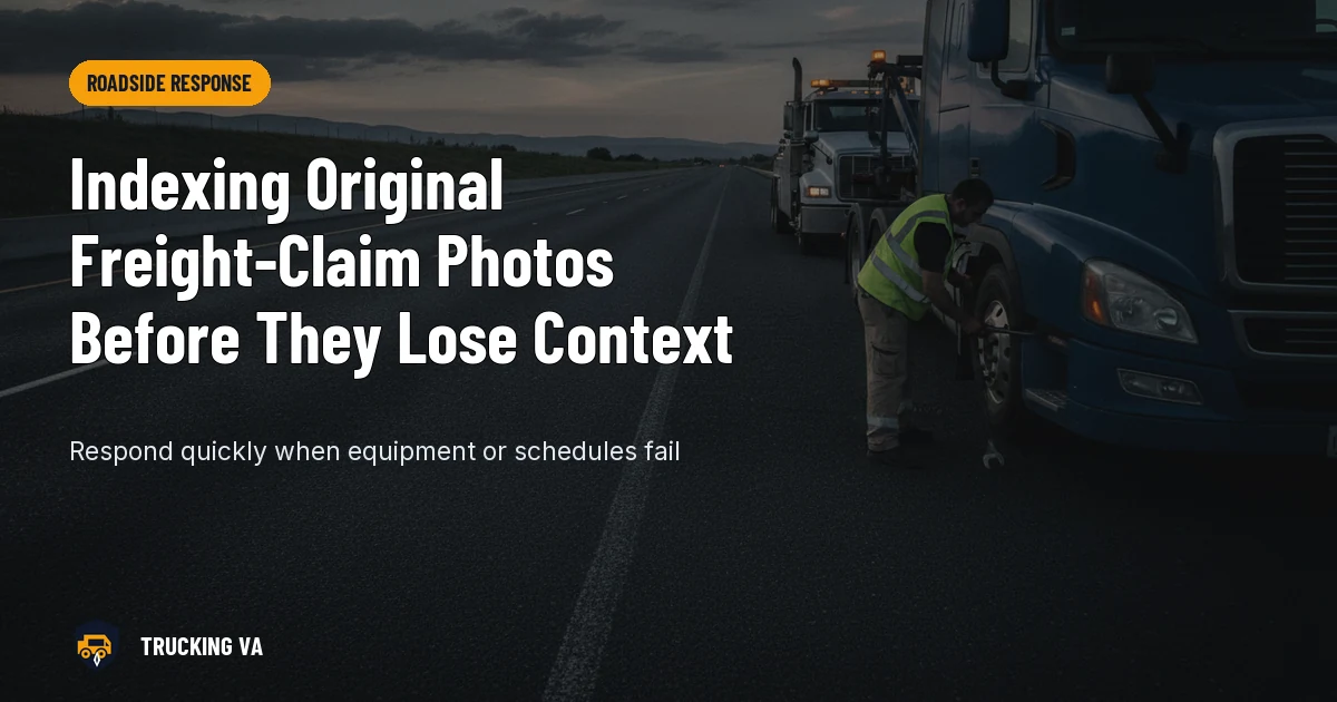 Indexing Original Freight-Claim Photos Before They Lose Context trucking guide thumbnail