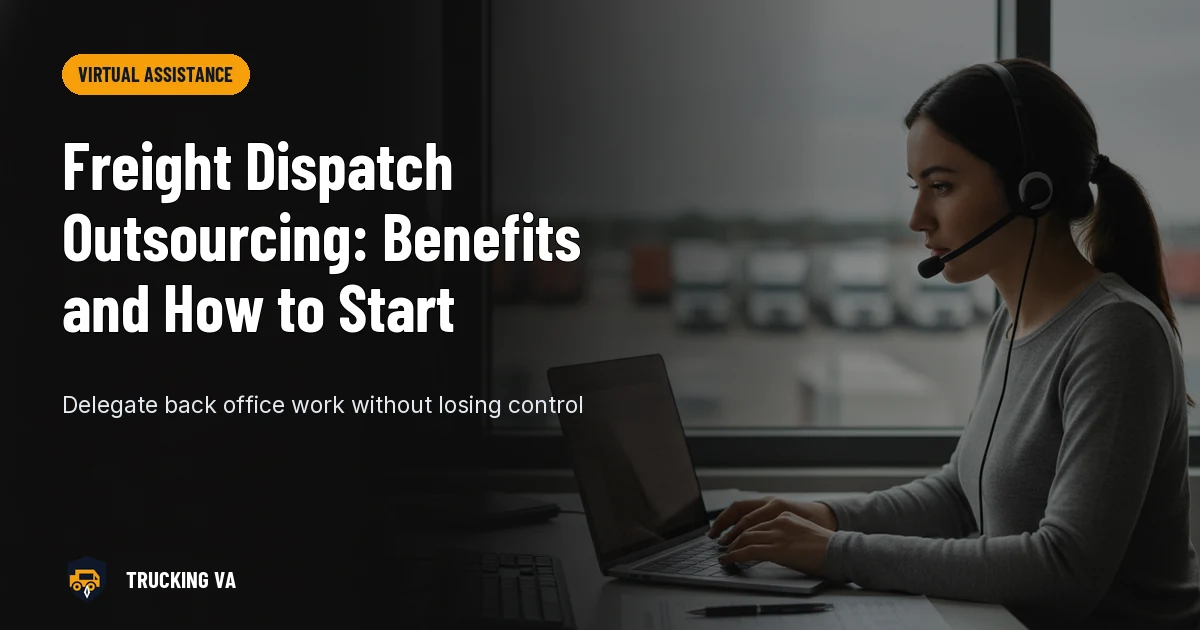 Freight Dispatch Outsourcing: Benefits and How to Start trucking guide thumbnail