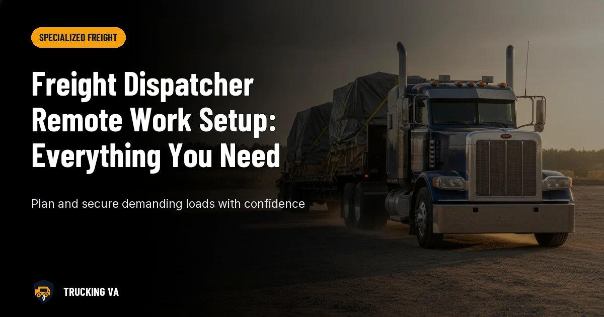 Freight Dispatcher Remote Work Setup: Everything You Need trucking guide thumbnail