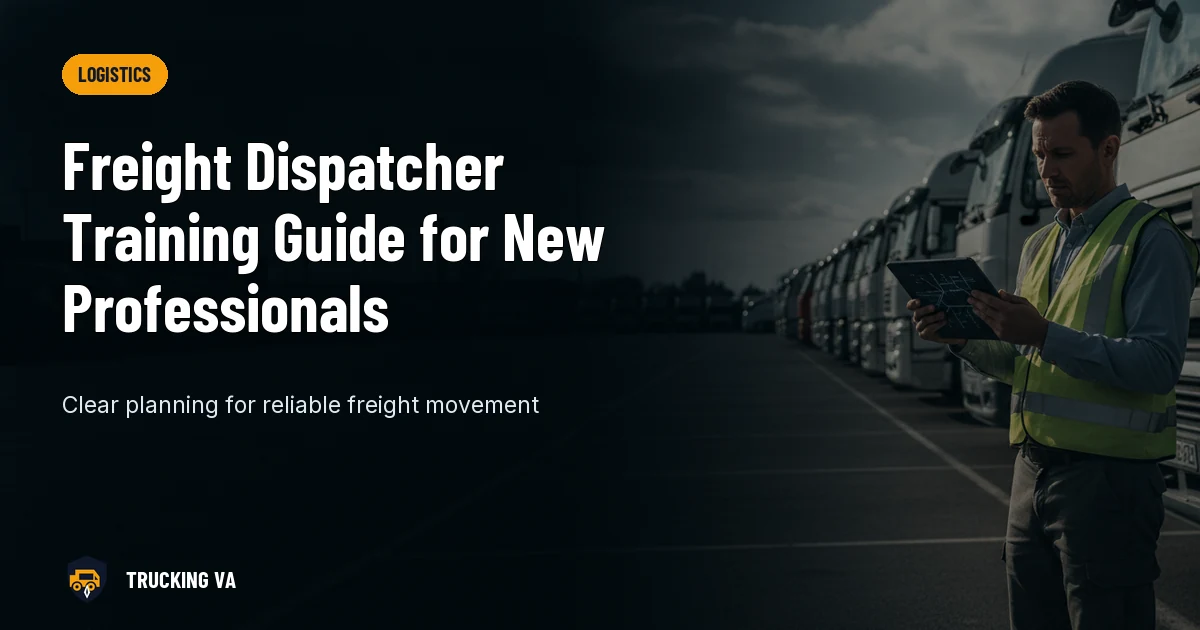 Freight Dispatcher Training Guide for New Professionals trucking guide thumbnail
