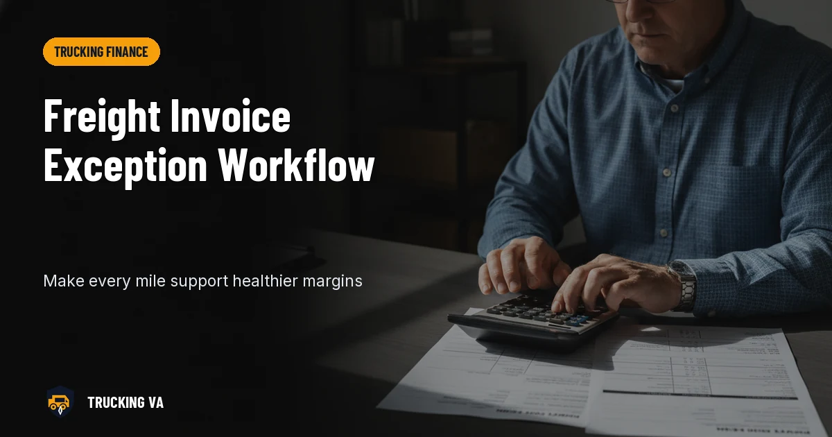 Freight Invoice Exception Workflow trucking guide thumbnail