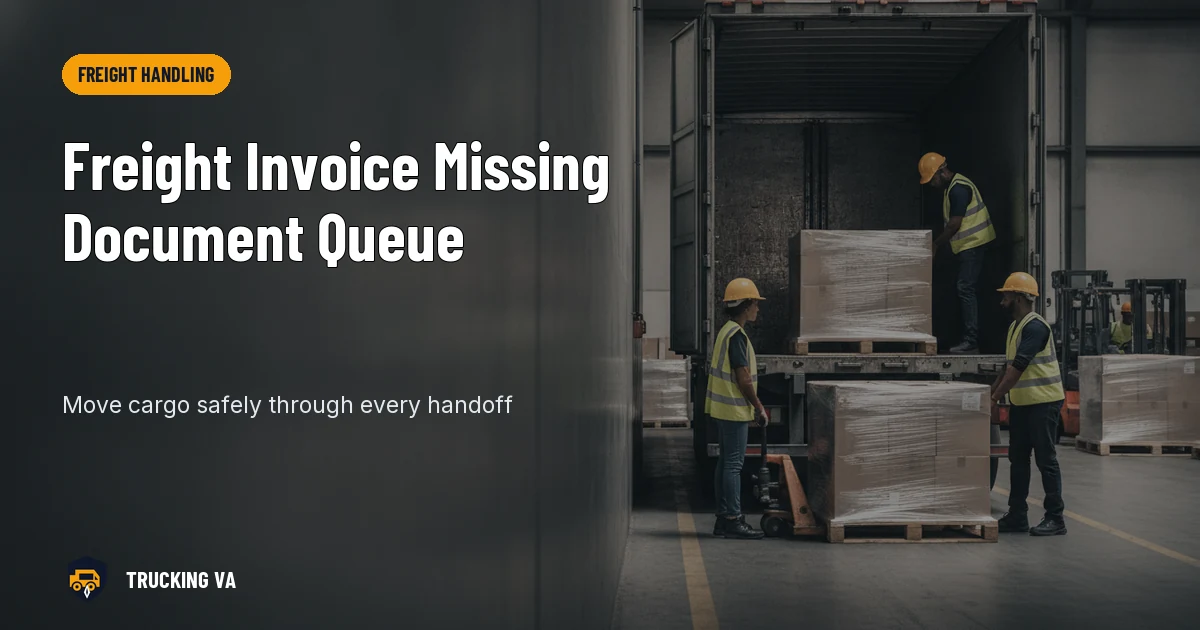 Freight Invoice Missing Document Queue trucking guide thumbnail