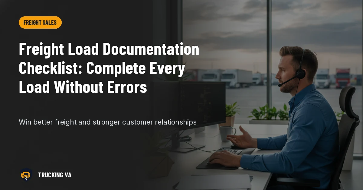 Freight Load Documentation Checklist: Complete Every Load Without Errors trucking guide thumbnail