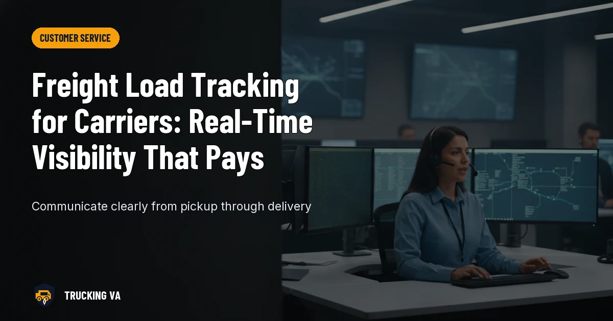 Freight Load Tracking for Carriers: Real-Time Visibility That Pays trucking guide thumbnail