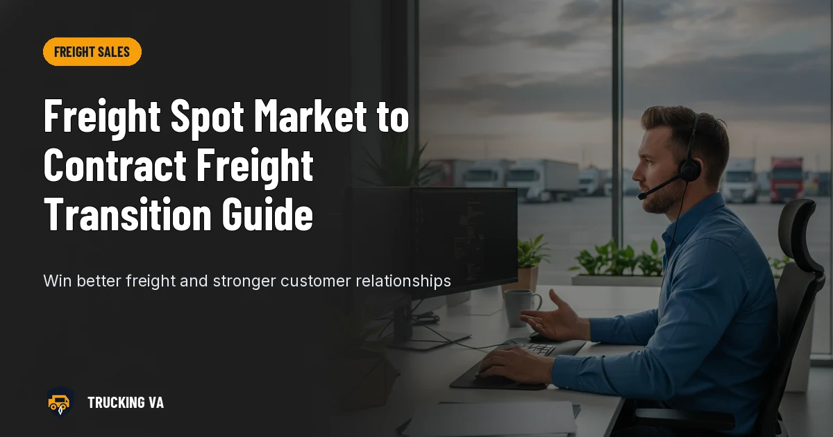 Freight Spot Market to Contract Freight Transition Guide trucking guide thumbnail